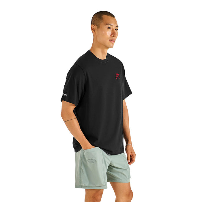 Malbon Bermuda Benchmark Golf T-Shirt - Black 