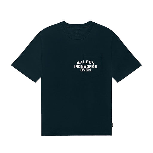 Malbon Vista Ironworks Golf T-Shirt - Blueberry Front View
