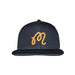 Malbon M Script Golf Snapback - Blueberry 