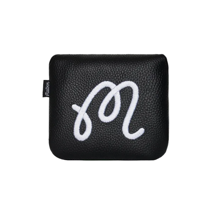 Malbon Mallet Golf Putter Headcover - Black 