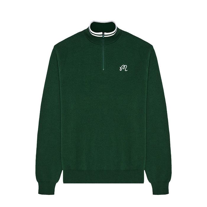 Malbon Sorrel Golf Pullover - Forest Front View