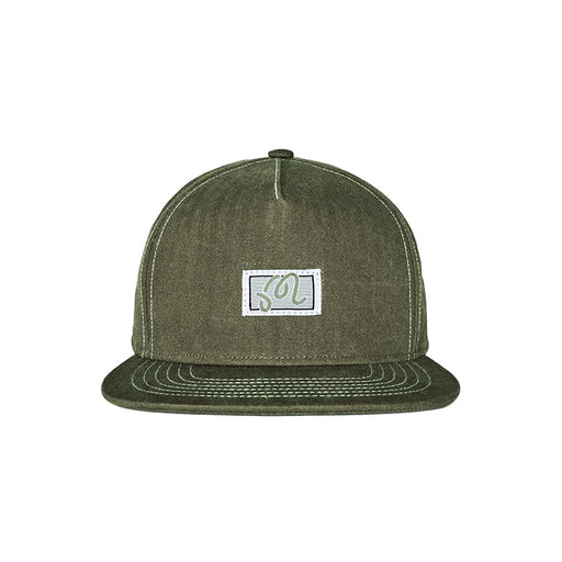 Malbon Station Golf Snapback - Military Green
