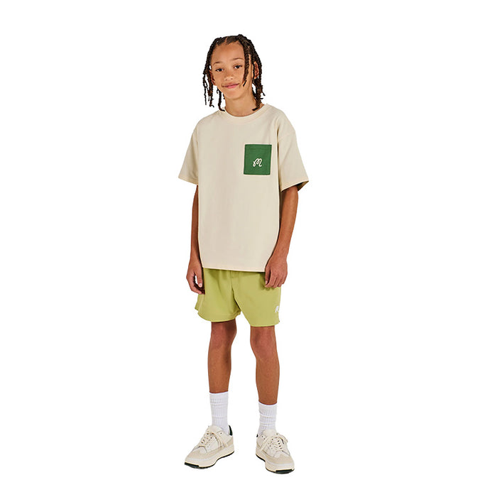 Malbon Junior Cooper Bucket Golf T-Shirt - Off White 