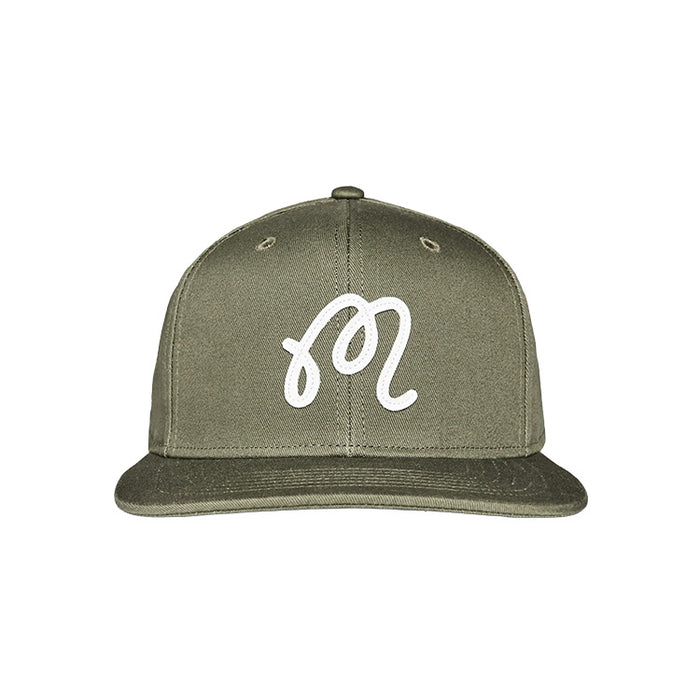 Malbon M Script Golf Snapback