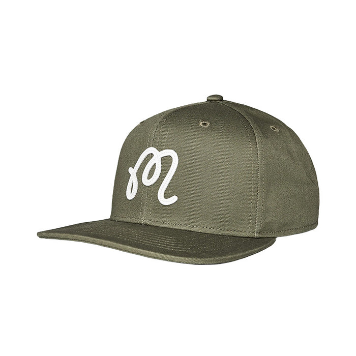 Malbon M Script Golf Snapback