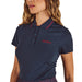 Malbon Paloma Golf Polo - Blueberry Close View