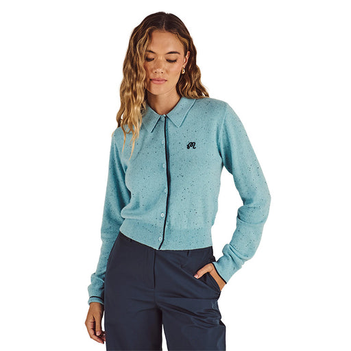 Malbon Sora Golf Sweater - Light Blue 