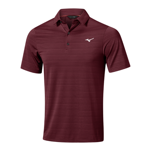 Mizuno Meridian Short-Sleeve Golf Polo Cherry