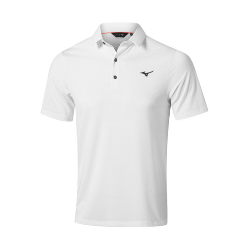 Mizuno Meridian Short-Sleeve Golf Polo White