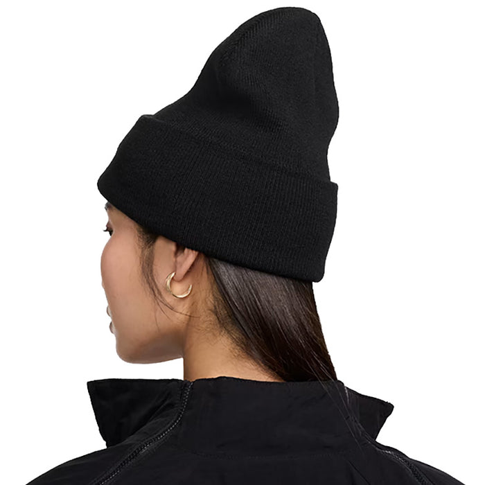 Nike Peak Futura Golf Beanie - Black/White Back View