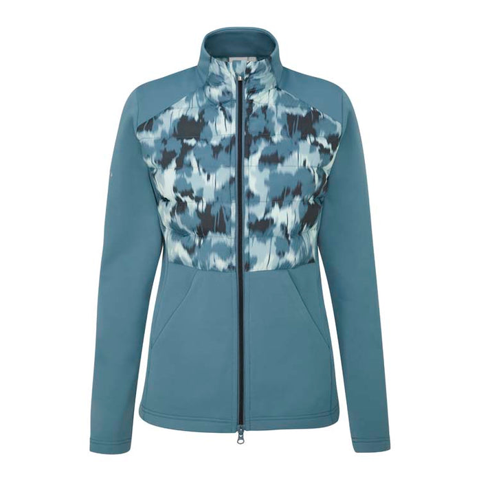 PING Ladies Clare Golf Jacket - Blue Fusion/Navy Multi 