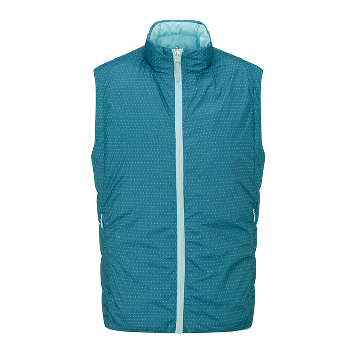 PING Ladies Samantha Reversible Golf Gilet - Blue Fusion 