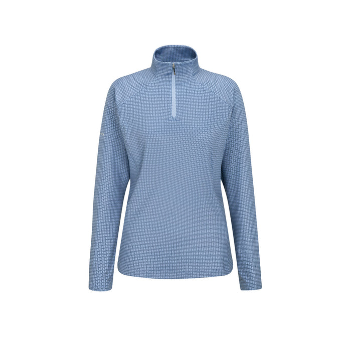 PING Ladies Jasmine 1/4 Zip Golf Pullover - Viola/Blue Indigo 