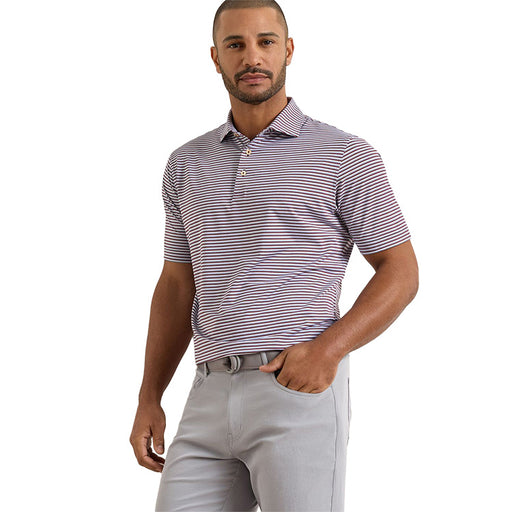 Peter Millar Brooks Performance Jersey Golf Polo - Bordeaux 