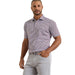 Peter Millar Brooks Performance Jersey Golf Polo - Bordeaux 