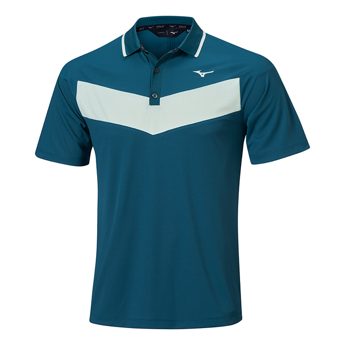 Mizuno Block Interlock Short Sleeve Golf Polo