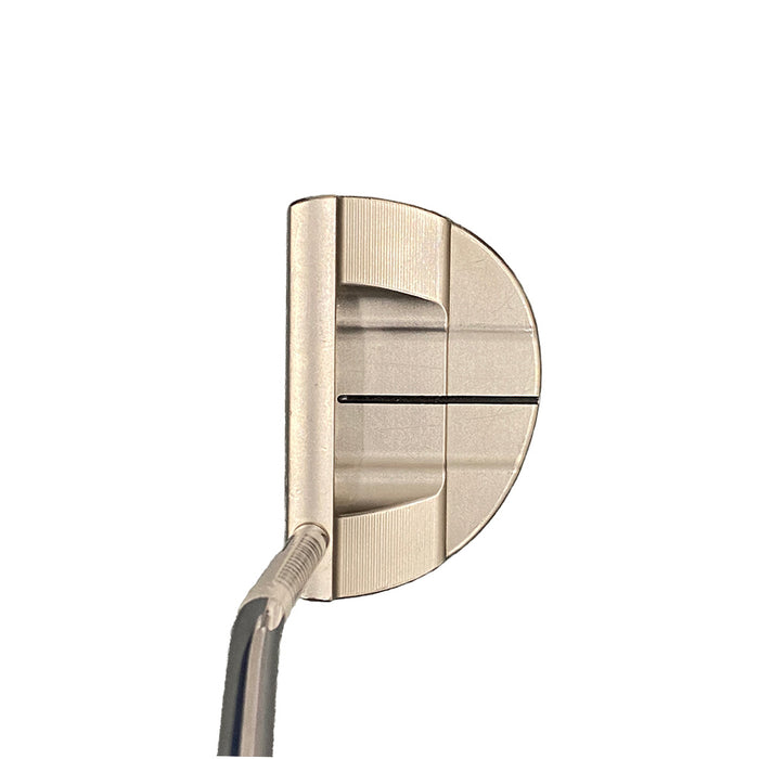 Second Hand Used Scotty Cameron Flowback 5 Five Mid Mallet Golf Putter at address