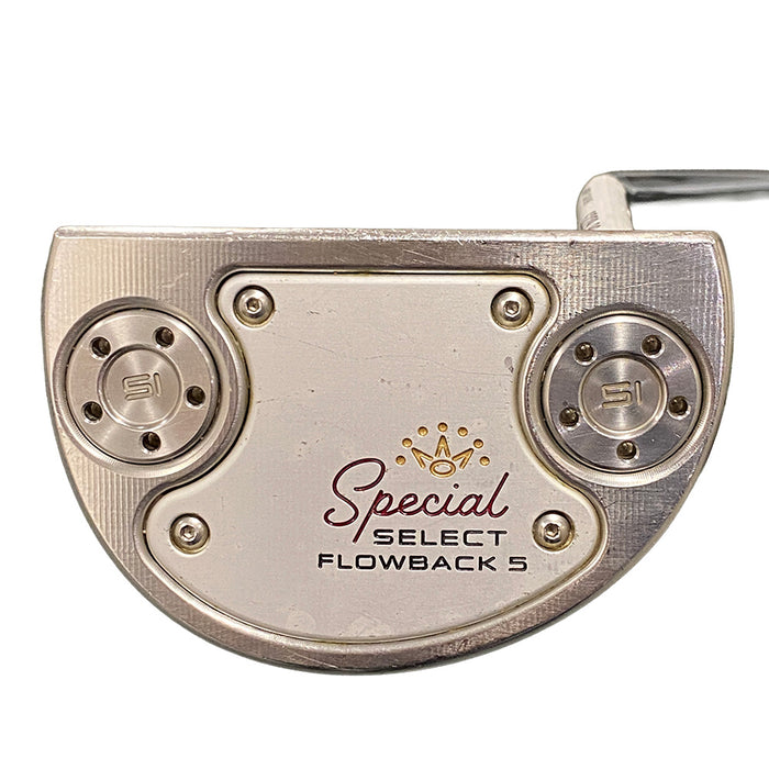 Second Hand Used Scotty Cameron Flowback 5 Five Mid Mallet Golf Putter Sole