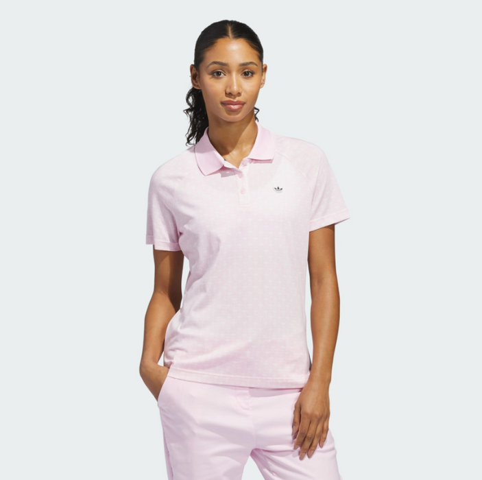 adidas Originals All Over Trefoil Ladies Golf Polo