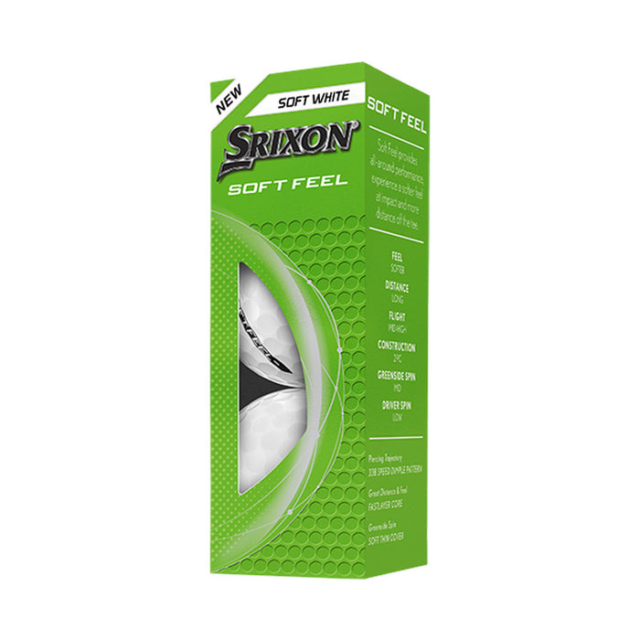 Srixon Soft Feel Golf Balls - White Sleeve View