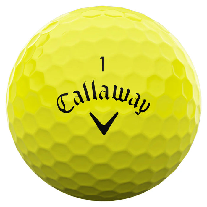 Callaway Supersoft 2025 Golf Balls - Yellow