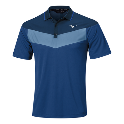 Mizuno Block Interlock Short Sleeve Golf Polo