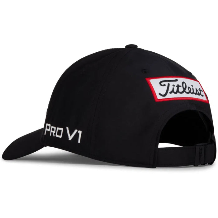 Titleist Junior Tour Performance Golf Cap - Black/Whitw
