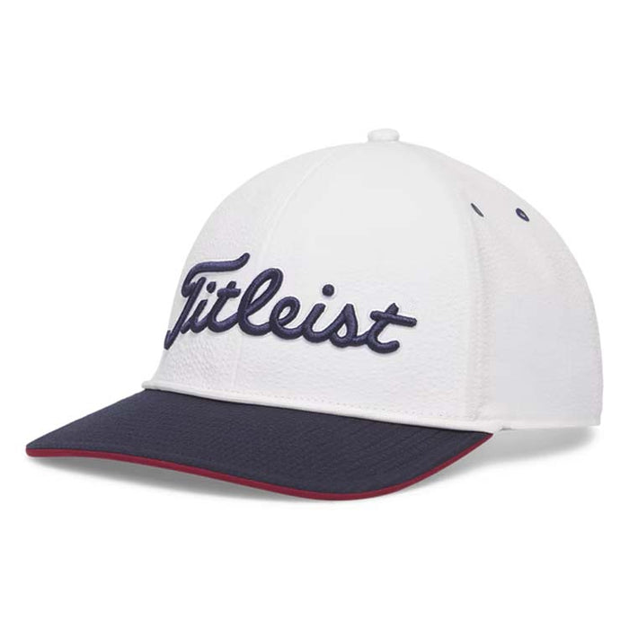 Titleist Nautical Links Players Seersucker Golf Cap