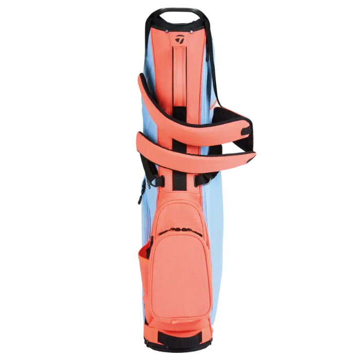 Taylormade Flextech Golf Carry Bag - Light Blue/Coral