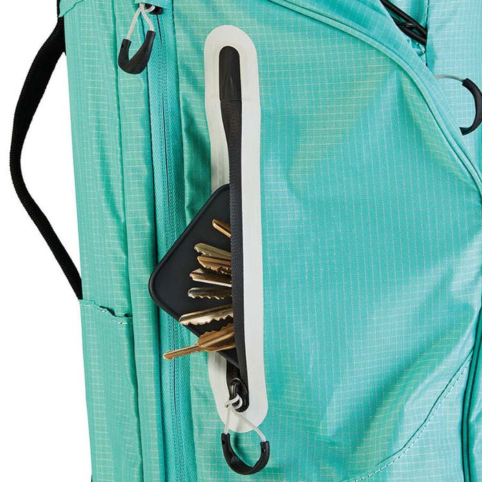 Taylormade FlexTech SuperLite Golf Stand Bag - Aqua Pocket View