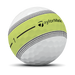 Taylormade Tour Response Stripe Golf Balls - White Stripe Golf Ball View 