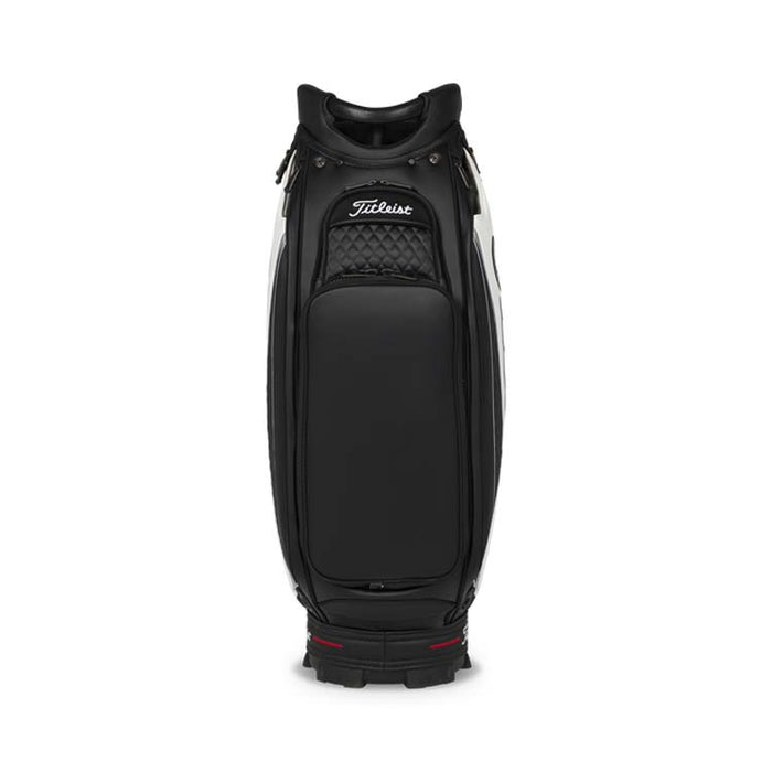 Titleist Tour Golf Bag - Black/White Front View
