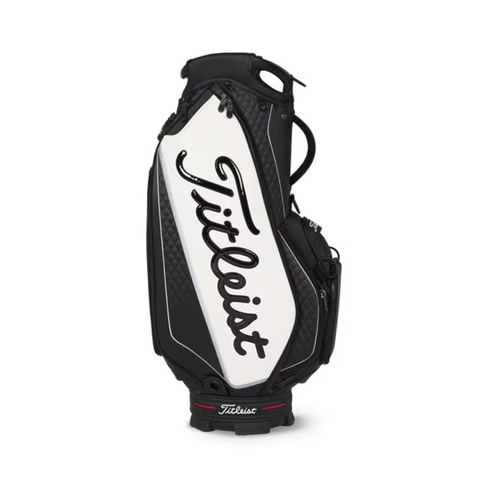 Titleist Tour Golf Bag - Black/White Side View
