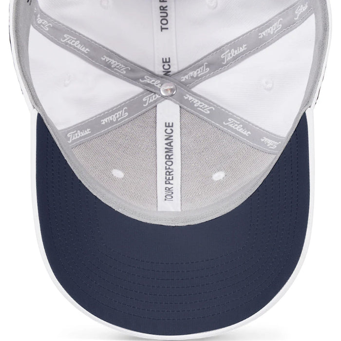 Titleist Tour Performance Adjustable Cap - White/Navy/Red