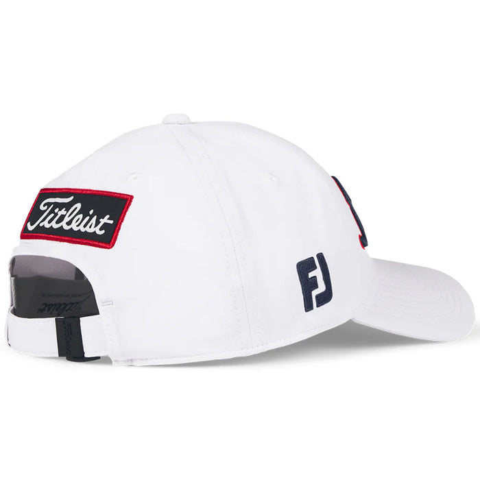 Titleist Tour Performance Adjustable Cap - White/Navy/Red