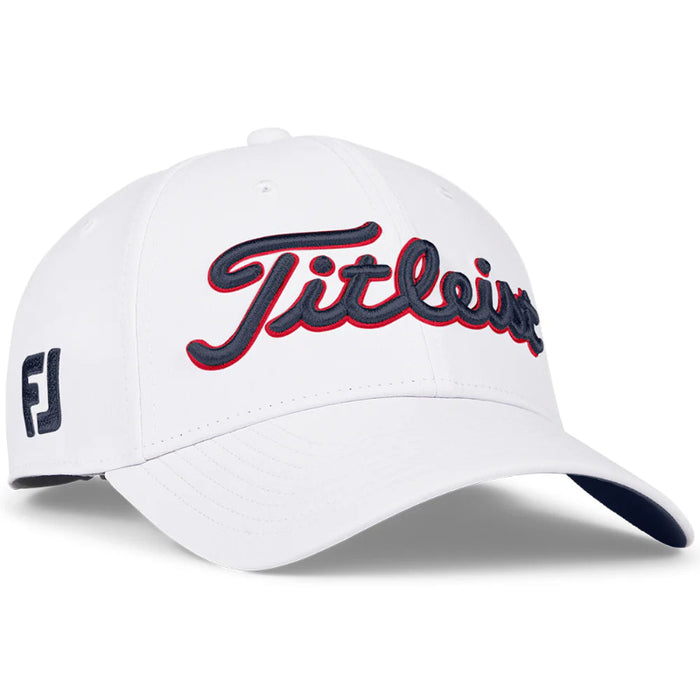 Titleist Tour Performance Adjustable Cap - White/Navy/Red