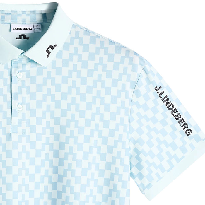J Lindeberg Tour Tech Print Golf Polo