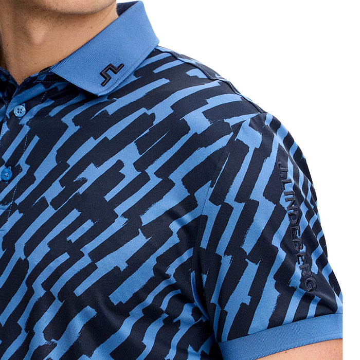 J Lindeberg Tour Tech Print Golf Polo