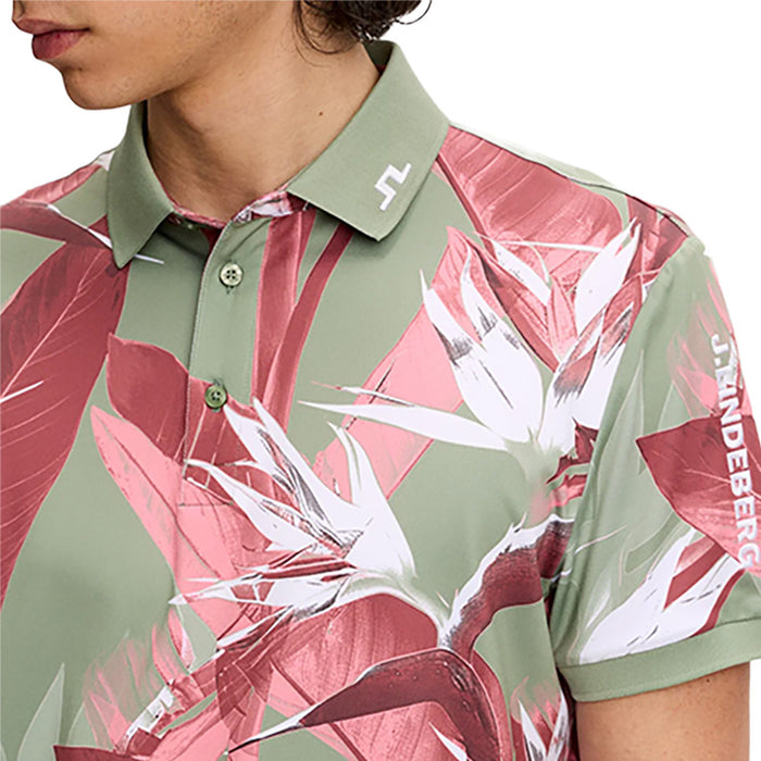 J.Lindeberg Tour Tech Print Golf Polo