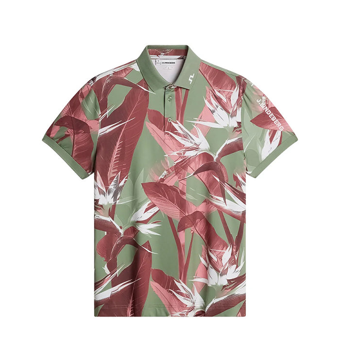 J.Lindeberg Tour Tech Print Golf Polo
