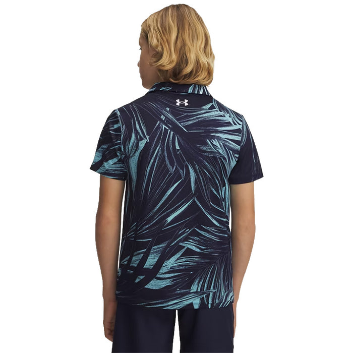 Under Armour Junior Matchplay Printed Golf Polo