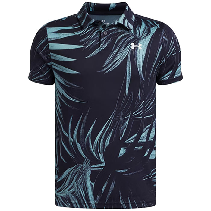 Under Armour Junior Matchplay Printed Golf Polo