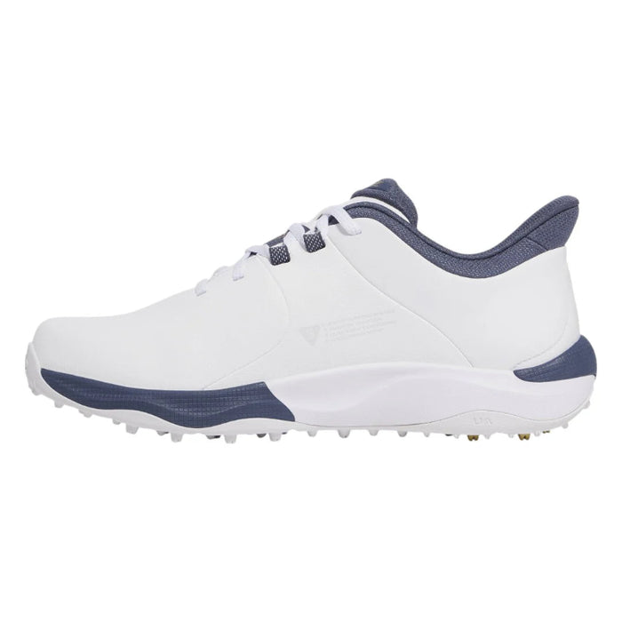 Under Armour Drive Pro SL Golf Shoes - White/Gold/Downpour Grey
