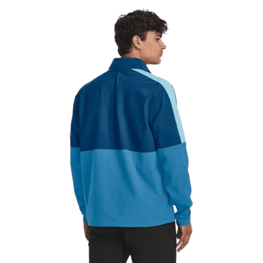 Under Armour Storm Windstrike 1/2 Zip Golf Top - Varsity Blue / Cosmic Blue