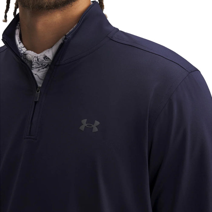 Under Armour Drive 1/4 Zip Golf Pullover - Midnight Navy/Castlerock