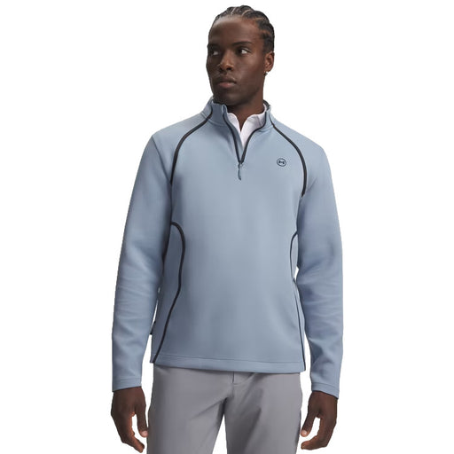 Under Armour Drive 1/4 Zip Golf Pullover - Blue Wind 
