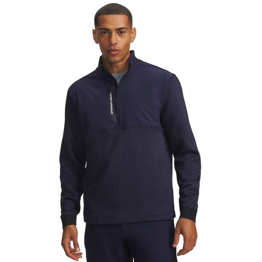 Under Armour Drive Pro 1/2 Zip - Midnight Navy/White