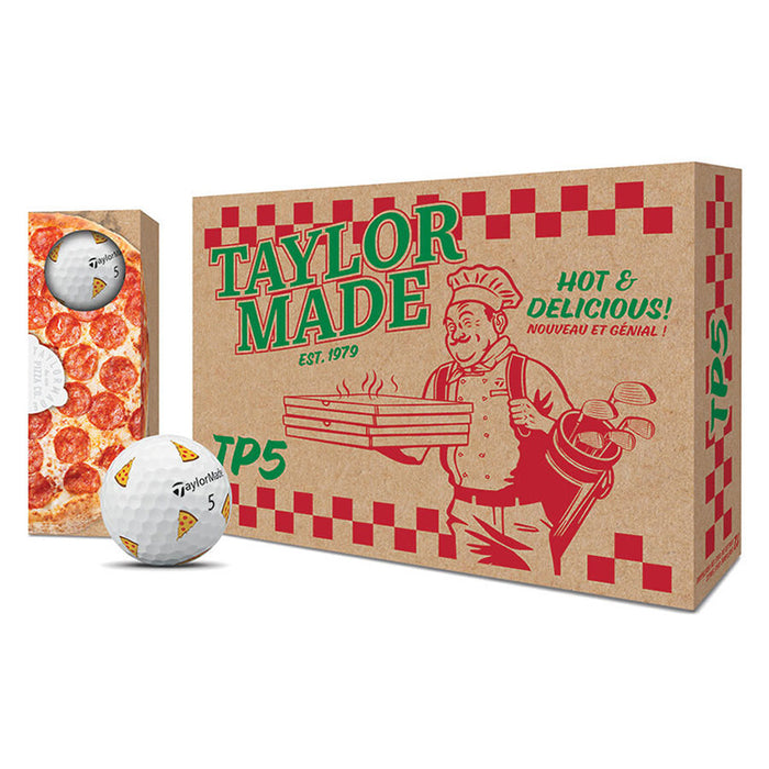 TaylorMade TP5 Pix Pizza Golf Balls