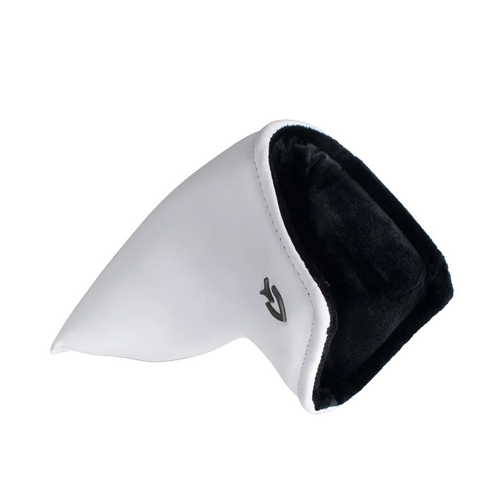 Vessel Genuine Leather Blade Golf Headcover - White Back View
