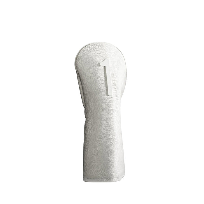 Vessel Lux Embossé Golf Driver Headcover - White